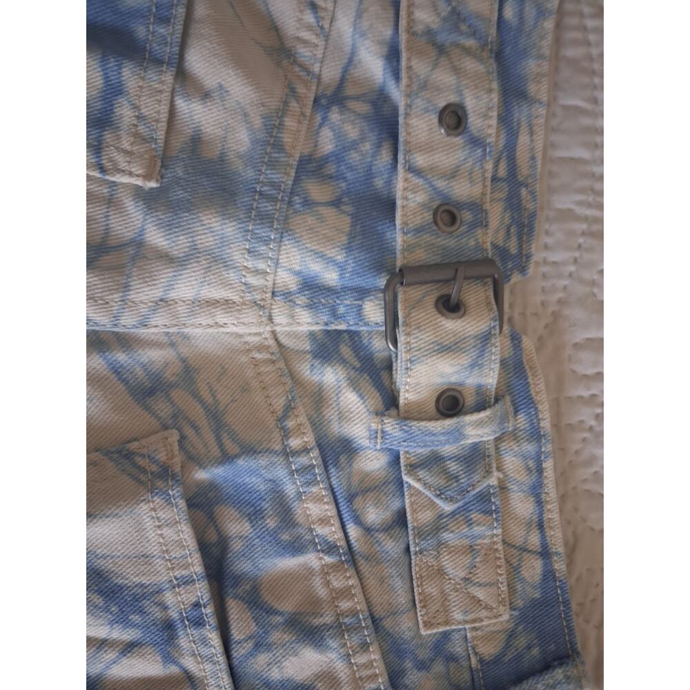 Rachel Comey x Target marble print, high-rise tapered jeans Size 0